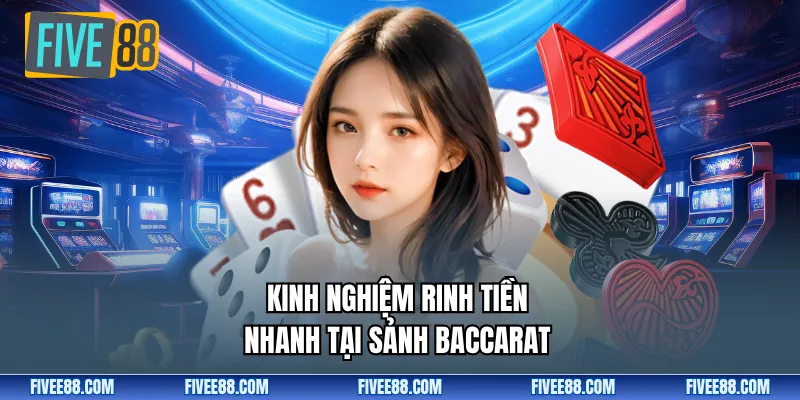 Kinh nghiệm rinh tiền nhanh tại sảnh baccarat